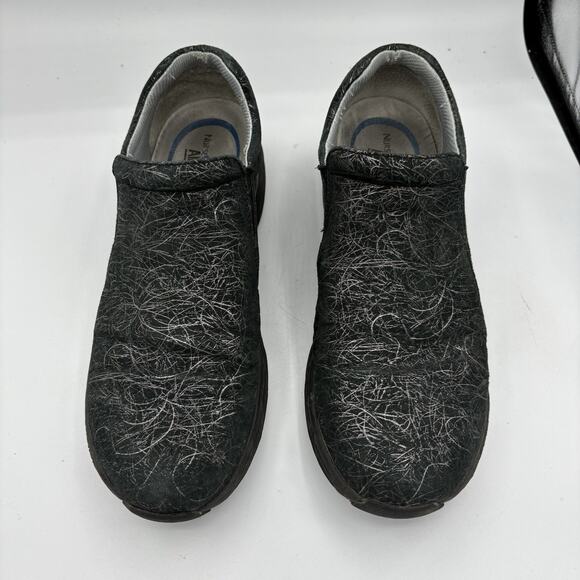 Nurse Mates Align Loafers Womens Size 11 Dorin Black Silver Slip Resistant H4 - Picture 4 of 10